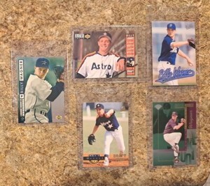 (5) Billy Wagner 1994 Upper Deck Pinnacle Rookie card RC 1996 Leaf 1997 Fleer