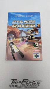 Star Wars Episode 1 Racer N64 Nintendo 64 Instructions Manual / Booklet ONLY - Imagen 1 de 2