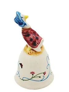 Beatrix Potter Miniature Porcelain Bell Jemima Puddle Duck 1992 Figurine VTG - Picture 1 of 5