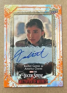 2023 UD Doctor Strange E-23 Auto XOCHITL GOMEZ America Chavez JF - Picture 1 of 2