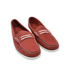 Sebago Women's Docksides Red Leather Boat Shoes Size 9.5 M NEW IN BOX
