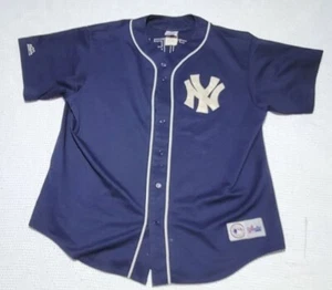 VINTAGE DEREK JETER 90s New York Yankees Jersey Majestic Tag Made in USA Men 2XL - Bild 1 von 23