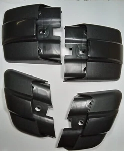 FRONT & REAR LEFT & RIGHT BUMPER END CAPS SET VW T1 BUG SUPER BEETLE 1974-1979 - Picture 1 of 2