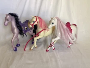 Lote de 3 caballos Barbie - Imagen 1 de 4