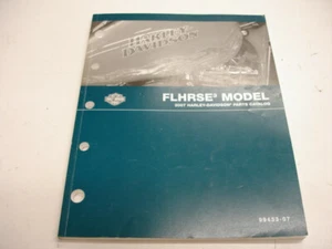 Harley Davidson OEM catálogo de piezas de fábrica 2007 FLHRSE modelo P/N 99433-07 nuevo (G3) - Imagen 1 de 5
