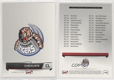 2011-12 DEL Playercards Deutsche Eishockey Liga Team Checklist Straubing Tigers