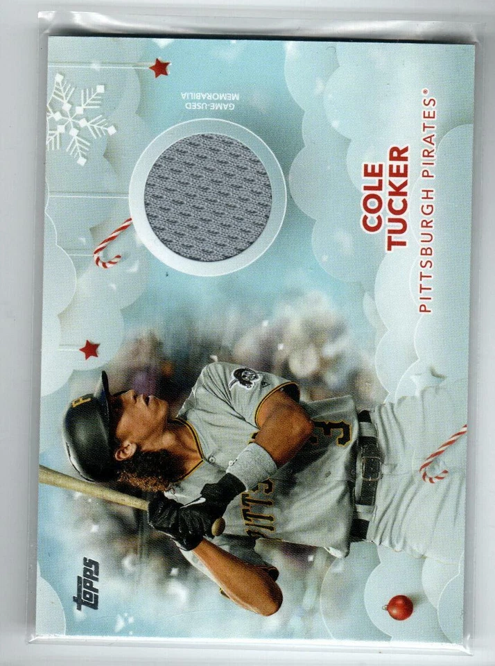 2020 Topps Walmart Holiday Relics #WHRCT Cole Tucker (ref 149548) - Image 1 of 1