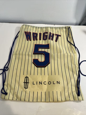 NEW YORK mets David Wright DRAWSTRING BACKPACK/Lincoln -Sponsor ,limited edit Cover