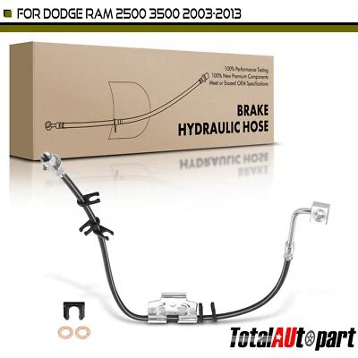 Manguera hidráulica de freno nueva para Dodge Ram 2500 Ram 3500 Ram 2500 conductor delantero izquierdo Foto 1 de 4