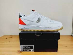 Nike Air Force 1 NBA '07 LV8 "White Bright Crimson" Size Uk11/EU46 - Picture 1 of 22