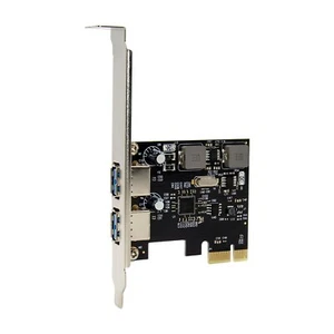 2 Port USB 3.0 Expansion Card PCIe to dual ports USB3.0 Card NEC chipset - Picture 1 of 6