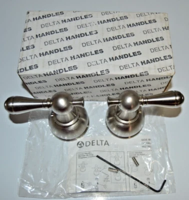 Delta H615SS Manija de palanca de grifo Manijas de repuesto de acero inoxidable, NUEVO Foto 1 de 4