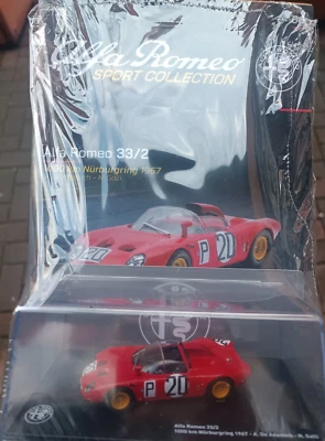 ALFA ROMEO 33/2 - 1967 ALFA ROMEO SPORT COLLECTION 1:43 N#06 - Immagine 1 di 4