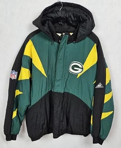 Chaqueta de Colección Años 90 NFL Pro Line APEX Green Bay Packers Diente de Tiburón Cremallera Completa XL - Imagen 1 de 24