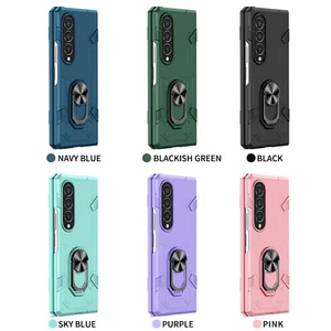 Für Samsung Galaxy Z Fold 5/4/3/2 Fall stoßfest Ring Ständer Rüstung Handyhülle - Picture 1 of 18