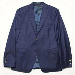 Carl Sterr + Loro Piana Italy Four Seasons Super 130's Wool Navy Blue Blazer 41R - Picture 1 of 12