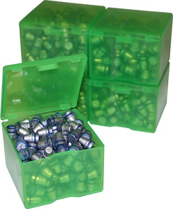 MTM Case-Gard Cast Bullet Box Polymer Clear Green Cast1-16 - Picture 1 of 1