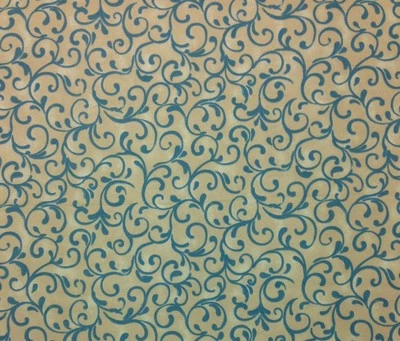 PREMIER ESTAMPADOS WESSEX VERDE AZULADO DORADO FLORAL VID ROLLO MUEBLES TELA POR YARDA Foto 1 de 4