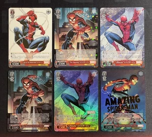 2024 Weiss Schwarz Marvel Vol 2 Amazing Spider-Man Set U R RR SR MR SP Foil US - Bild 1 von 7