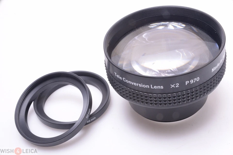 ✅ TELE CONVERSION LENS X2 P970 46MM & 52MM RINGS - Image 1 of 1