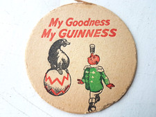 Vintage GUINNESS - My Goodness My Guinness ... Cat No'41 Beer mat / Coaster