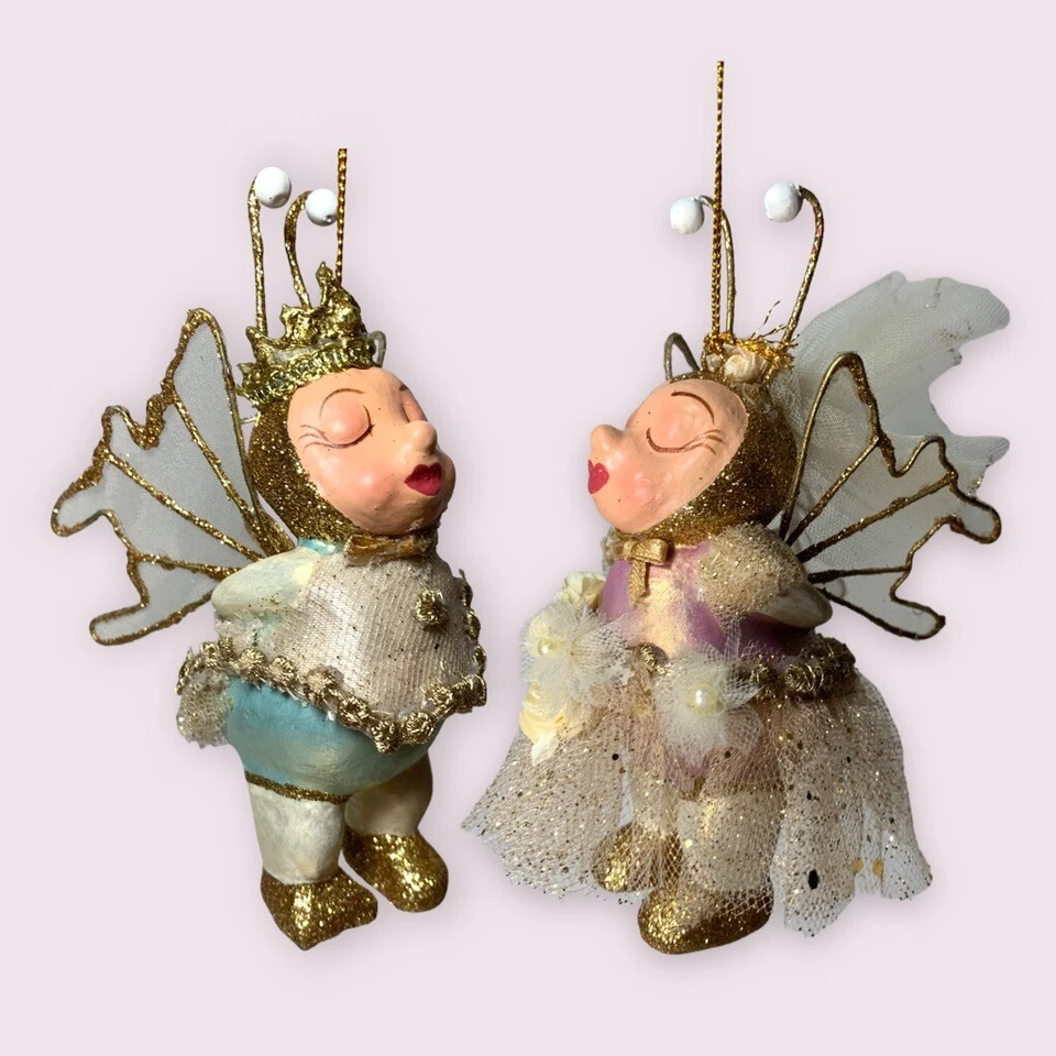 Dolce Goodwill appendino elfi coleottero sposa sposo tutù Natale 13 cm NUOVO