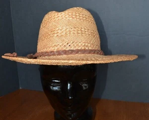VTG HERBERT JOHNSON Straw Hat England By Appt. To Her Majesty - Picture 1 of 7
