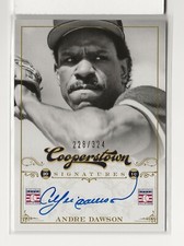 2012 Panini Cooperstown Andre Dawson AUTOGRAPH / 324 Chicago Cubs