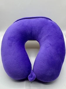Almohada de viaje para cuello Cloudz Microbead apenas usada - púrpura - Imagen 1 de 3