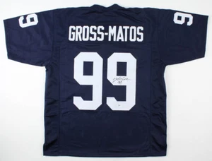 Yetur Gross-Matos Penn State Nittany Lions Signed Jersey (Beckett COA) Panthers - Picture 1 of 5