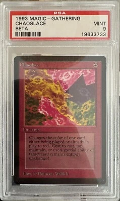 Mtg PSA 9 Beta ChaosLace | Magic the gathering | MINT - Image 1 of 2