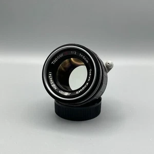 [EXC+5] Tokyo kogaku Topcor S 5cm 50mm f/2 L39 LTM Leica Screw Mount MF Lens - Picture 1 of 12