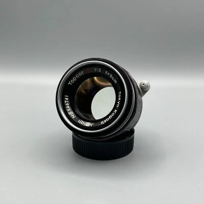 [EXC+5] Tokyo kogaku Topcor S 5cm 50mm f/2 L39 LTM Leica Screw Mount MF Lens - Image 1 of 4