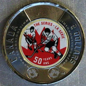 CANADA / KANADA_2 Dollars 2022_50 Years of the Summit Series_color_lose_unc - Picture 1 of 2