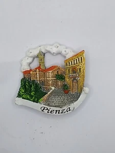 MAGNETE CALAMITA RESINA FRIGO SOUVENIR FRIDGE MAGNET PIENZA TOSCANA - Picture 1 of 1