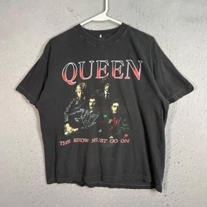 Camiseta de Colección Años 90 Queen Band Negra "The Show Must Go On" Para Hombre Mediana - Imagen 1 de 8
