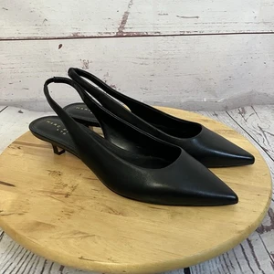 Zapatos Marc Fisher LTD Mujer Talla 10 Posey Punta Punta Eslinga Bomba Tacón Gatito. - Imagen 1 de 10