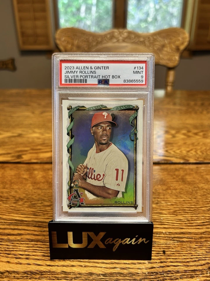 Jimmy Rollins 2023 Allen & Ginter Silver Portrait Hot Box PSA 9 MLB Phillies - Image 1 of 2