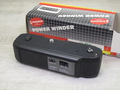 Rokunar Power Winder 适用于尼康 FG、FG-20、EM 相机 NOS — 第 1/4 张图片