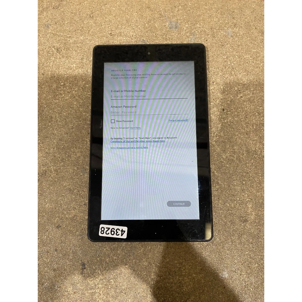 Amazon Fire 7 M8S26G Android Tablet Black Bluetooth 7.0" IPS Display (1GB+8GB) - Image 1 of 4