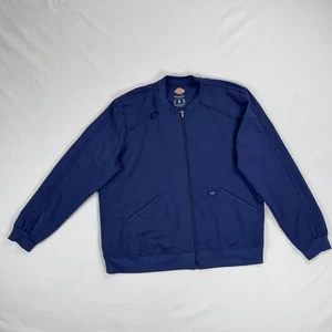 Dickies Jacket Bomber Full Zip Blue Men’s Size XL - Picture 1 of 2