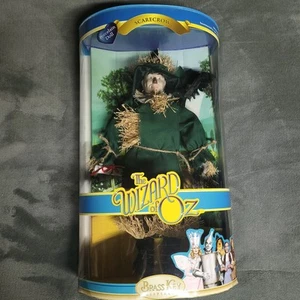 WIZARD OF OZ SCARECROW PORCELAIN DOLL Brass Key 2005 14 Inch - Picture 1 of 5