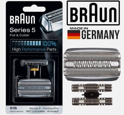 Braun Series 5 51S ORIGINAL Kombipack Folie + Block NEU & hygienisch