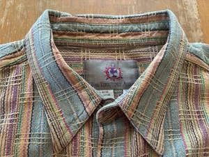 The Territory Ahead Hemd Herren Gr. XL Southwest Aztec Western Washed Look S/S - Bild 1 von 5