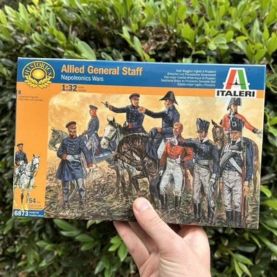 Italeri 1:32 #6873 Napoleonic Allied General Staff In Box - Unsure If Complete - Image 1 of 3
