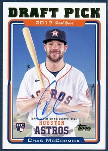CHAS McCORMICK 2022 Topps Archives #05DP-CM Draft Picks Auto Houston Astros RC - Picture 1 of 2