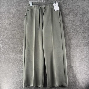 Nike Tech Fleece Wide Japan Leg Pants Green Men’s Size Medium HJ0695-320 NWT - Picture 1 of 10