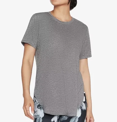 Camiseta túnica Skechers GODRI Swift para mujer S gris manga corta pulóver Foto 1 de 4