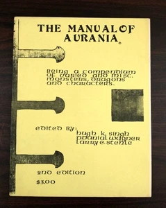 The Manual of Aurania 2nd printing OD&D supplement 1977 International Gamers NM - Picture 1 of 4