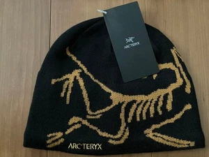 Arc'teryx Bird Head Toque Wool Recycled Polyester Black Winter Hat Used - Picture 1 of 2